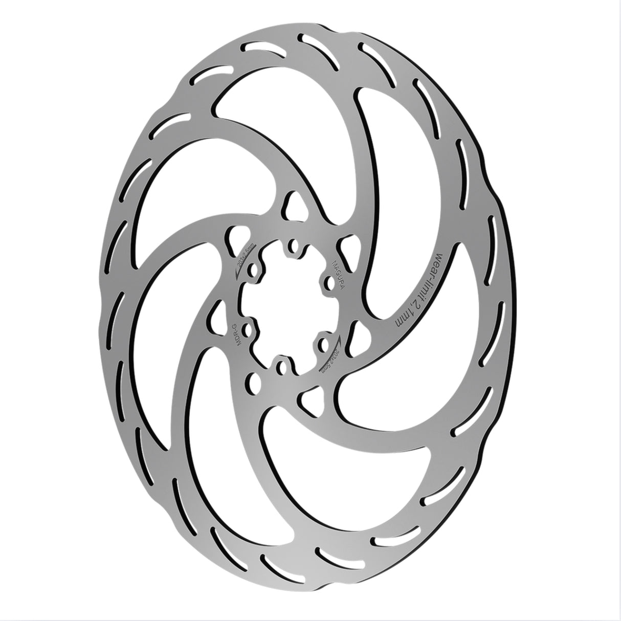 Magura MDR-S Disc Brake Rotor - 6 Bolt. 2.5mm 180mm, 203mm. GUSTAV PRO DISC