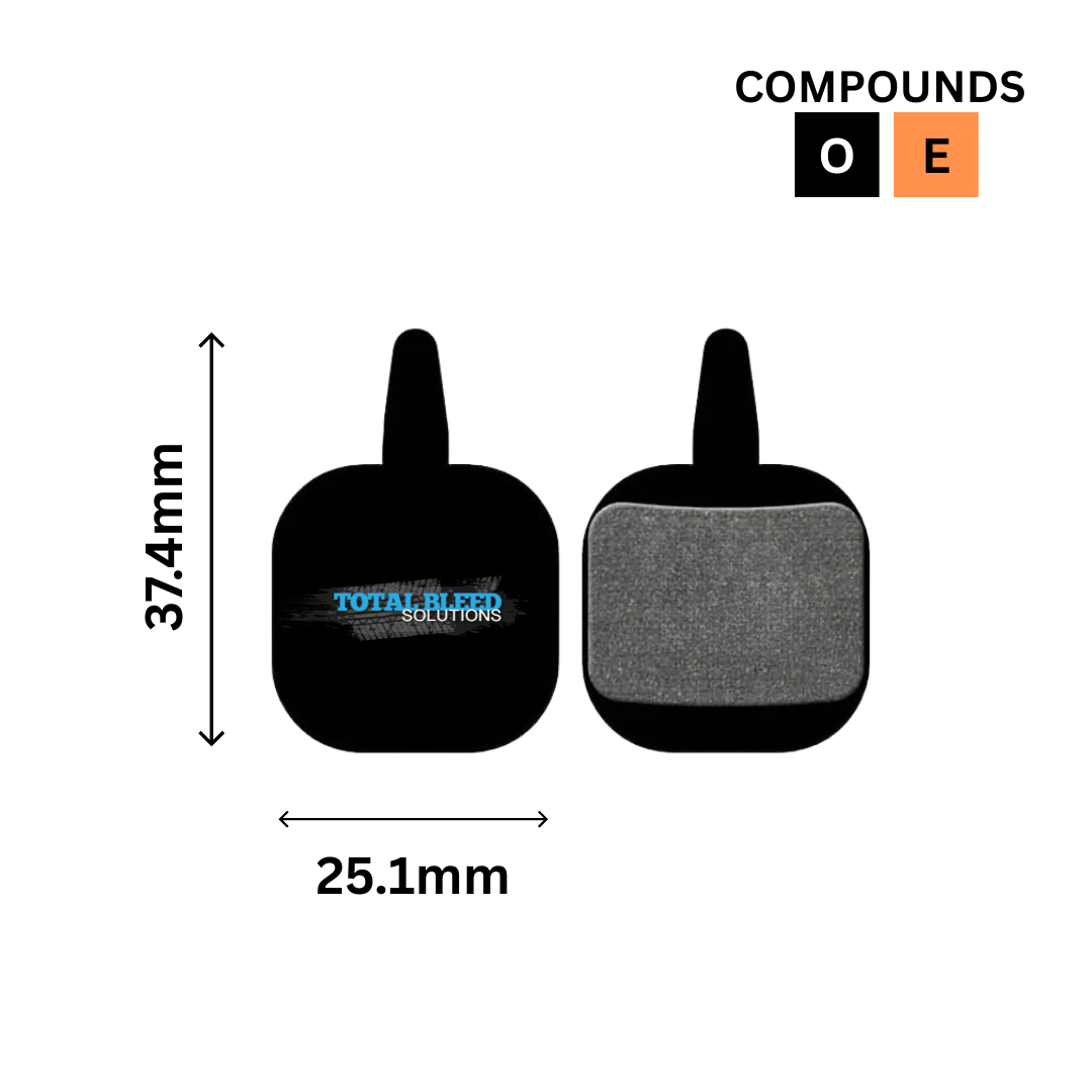 Tektro IO Gemini Novela Aquila Disc Brake Pads by TBS