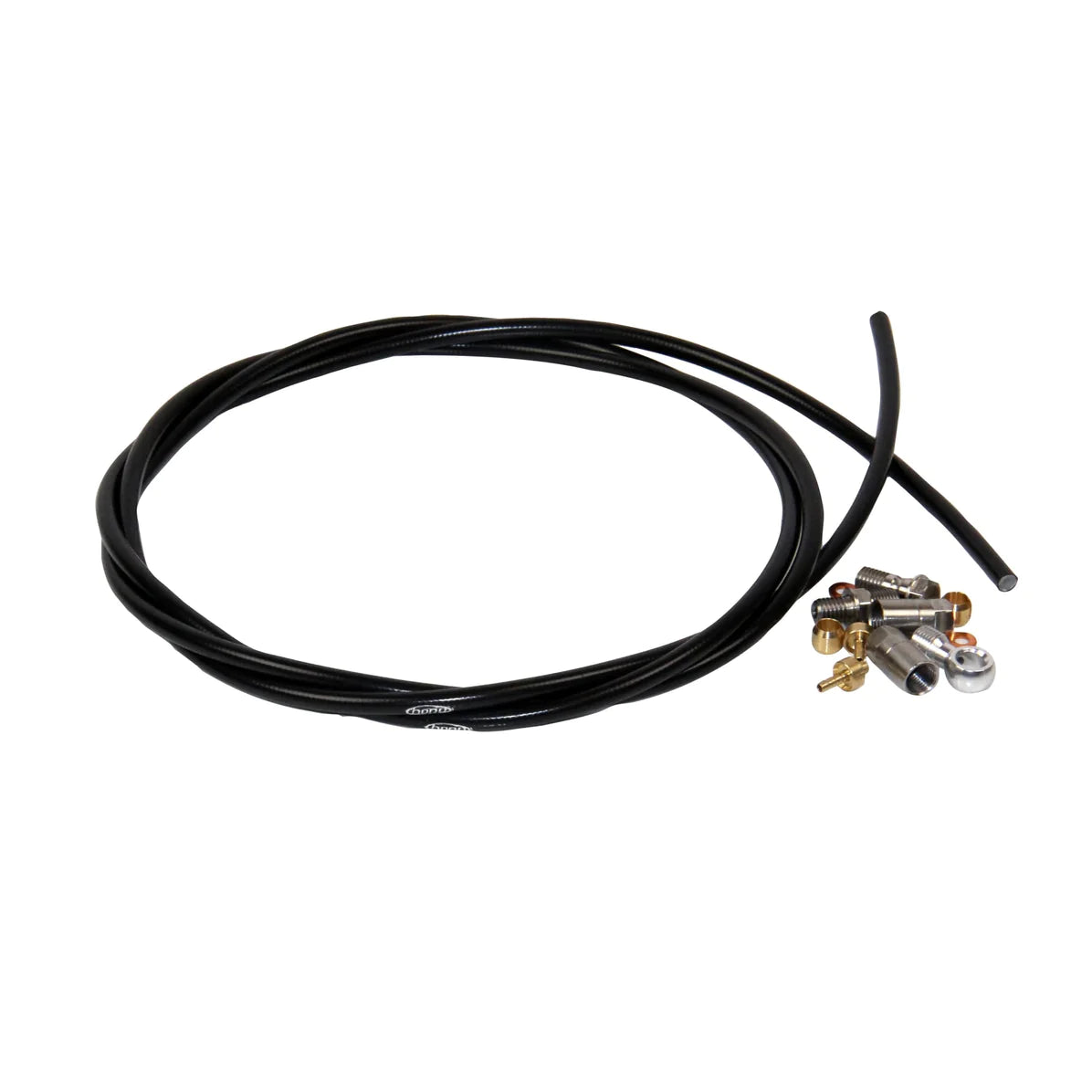 Hope 5mm Black Hose Kits. Hose or Hose with 90° & Straight Connectors.
