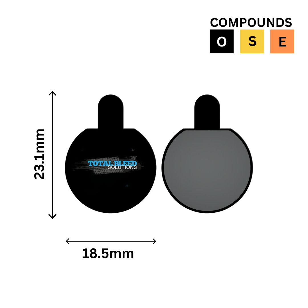 Zoom 5 - 18.5mm / HL-280 / Disc Brake Pads by TBS