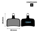 Hope Mono Mini Mono Mini Pro Disc Brake Pads by TBS