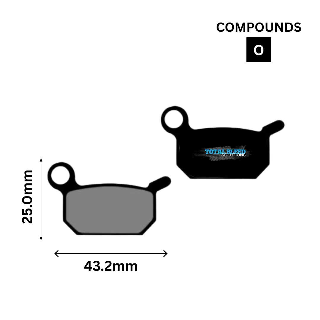 Formula 4 Racing B4 Disc Brake Pads by TBS