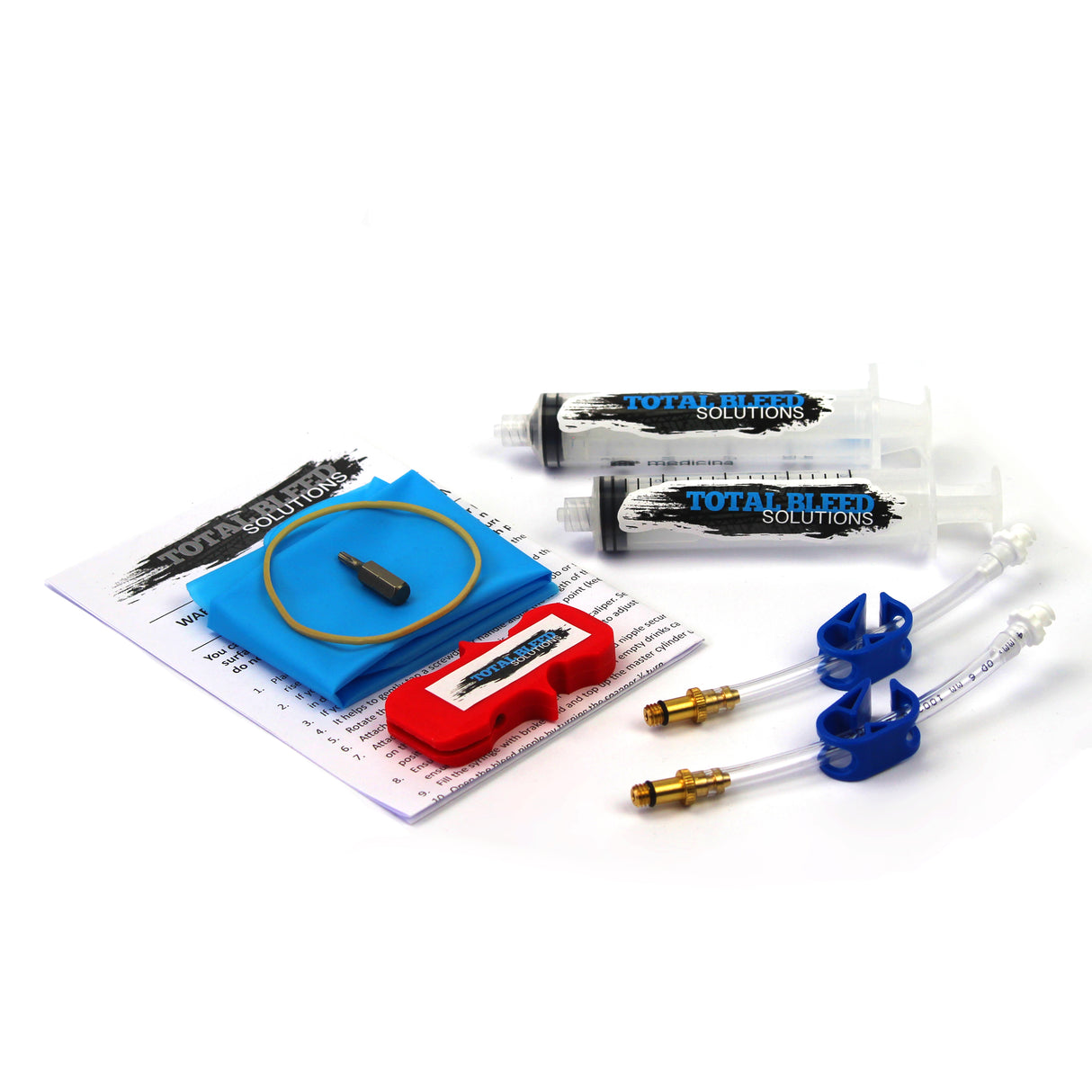 Kit de purge TBS pour Tektro/TRP avec fluide minéral 100 ml en option
