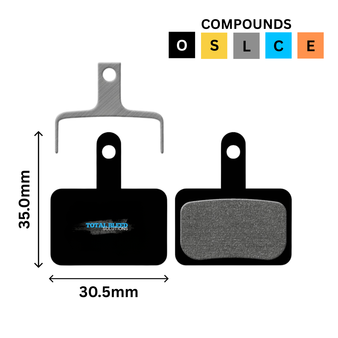 Promax Q6 DSK-909 916 Lucid Solve S ST Decode R Disc Brake Pads by TBS