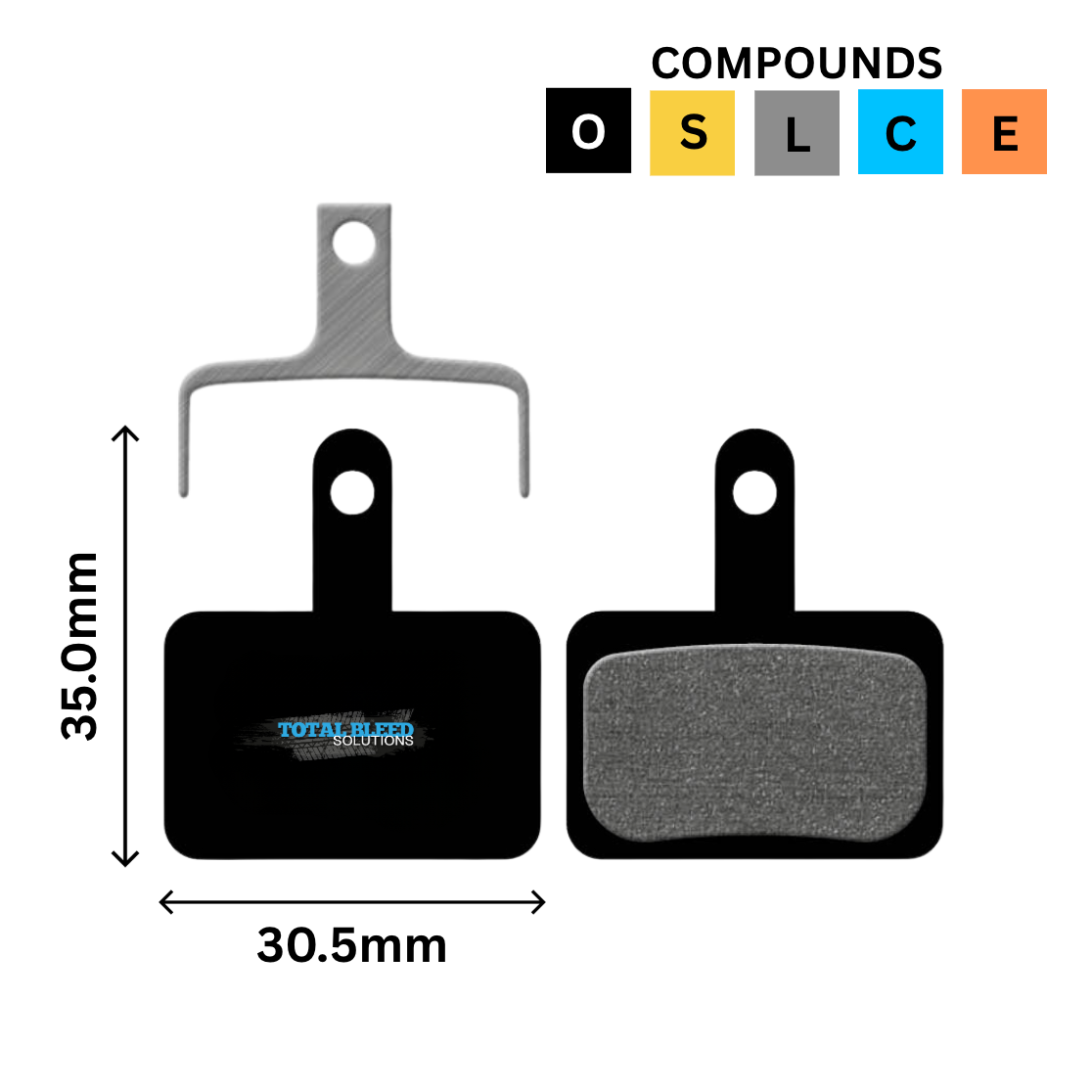 TBS Bengal HELIX 7B Disc Brake Pads
