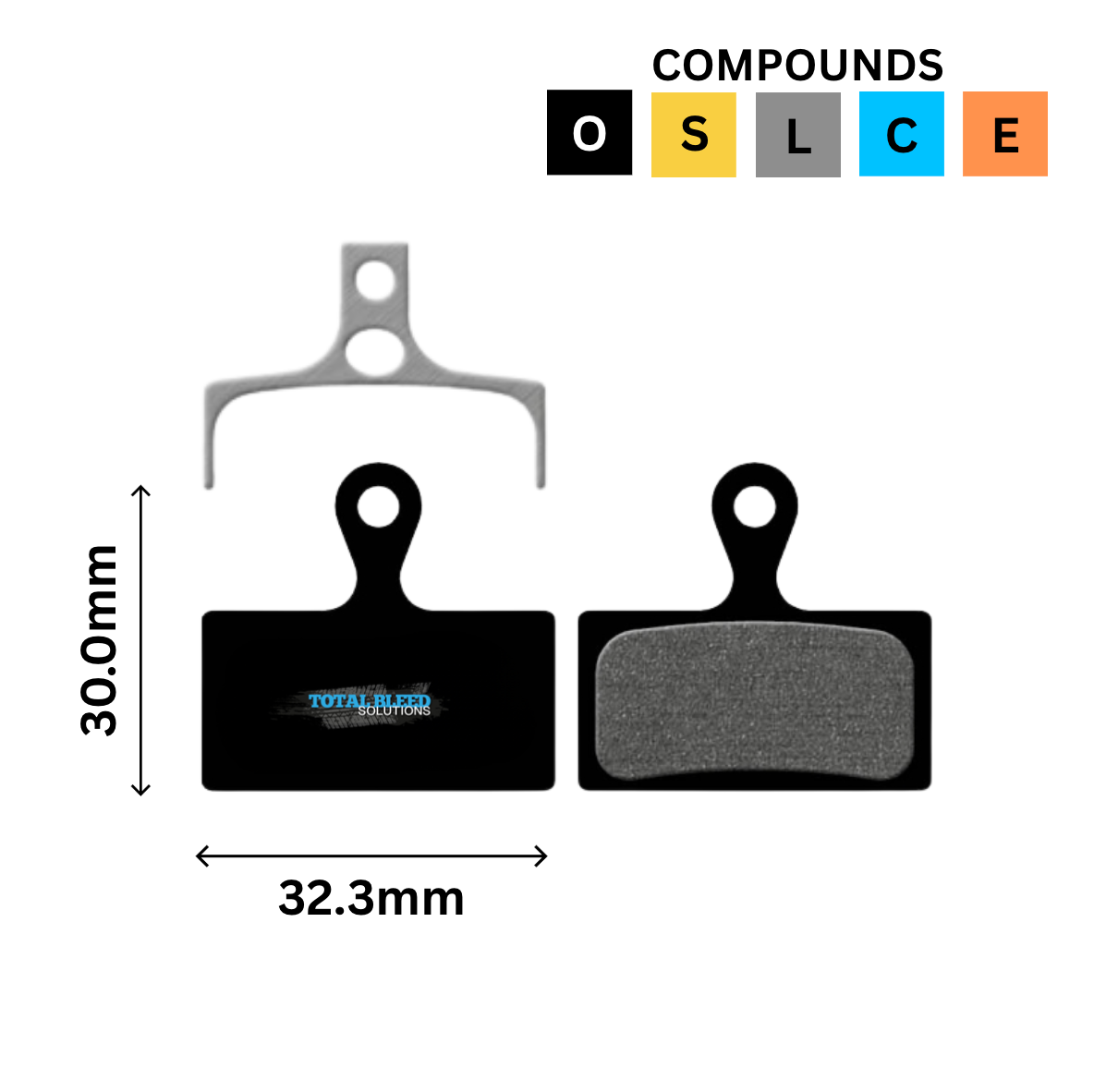 Shimano SLX XT XTR Cues Alfine Disc Brake Pads by TBS