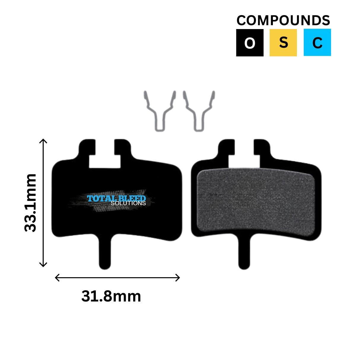 Hayes Nine HFX-9 HFX-Mag MX-1 Disc Brake Pads by TBS