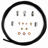Kits de tuyaux noirs Hope 5 mm. Tuyau ou flexible avec raccords droits et à 90°.