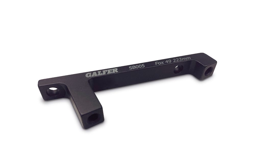 Adaptateur de frein à disque Galfer + 23 mm (Fox 40/49) Support de montage sur tige de rotor Nouveau SB005