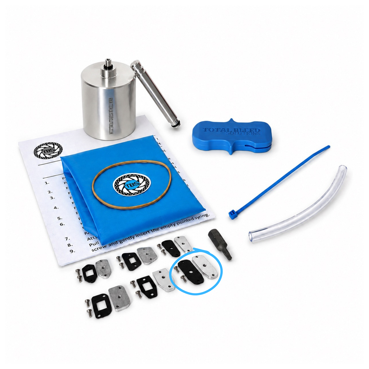 Kit de purge facile TBS pour Hope avec liquide DOT 100 ml en option