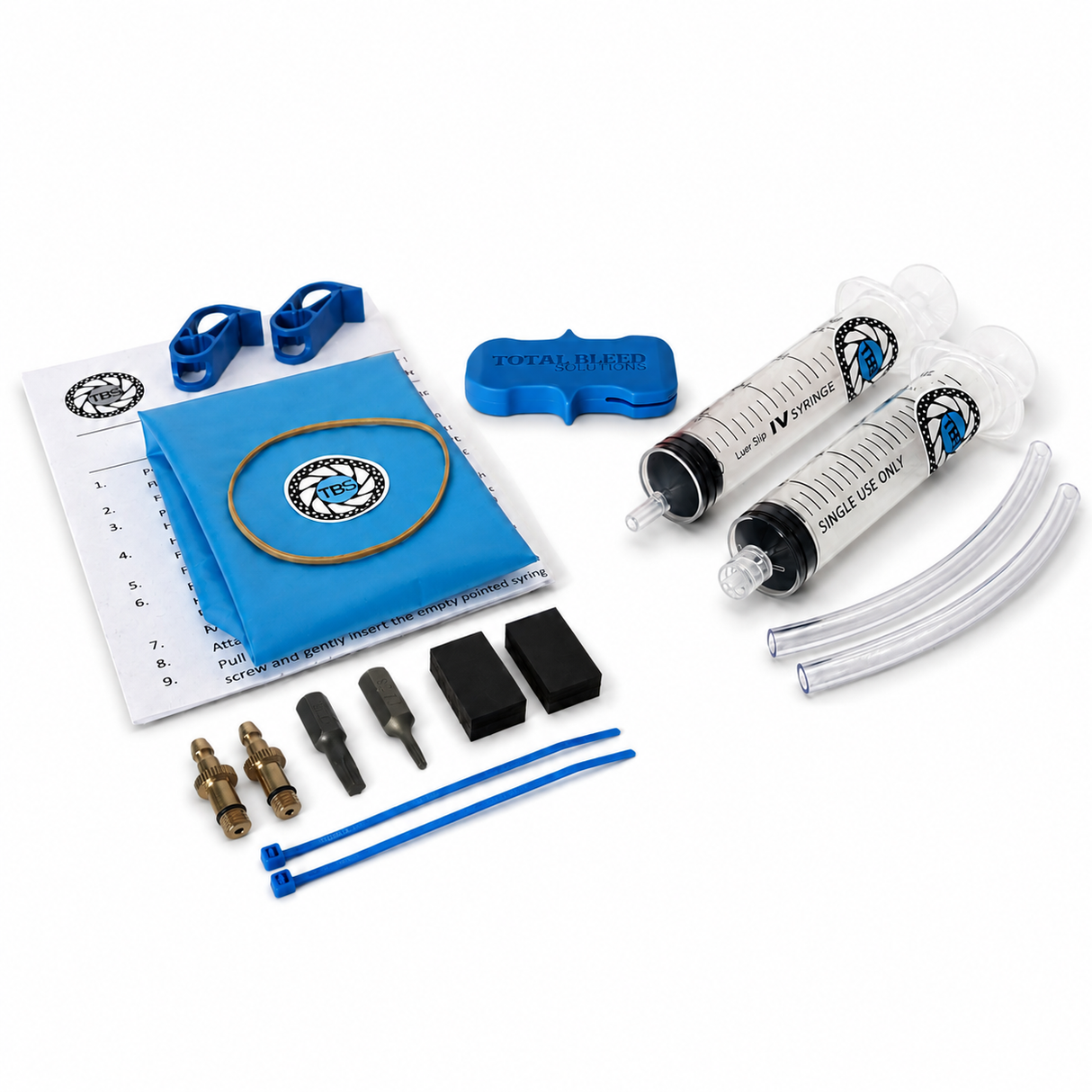 Kit de purge TBS pour Magura avec liquide minéral 100 ml en option