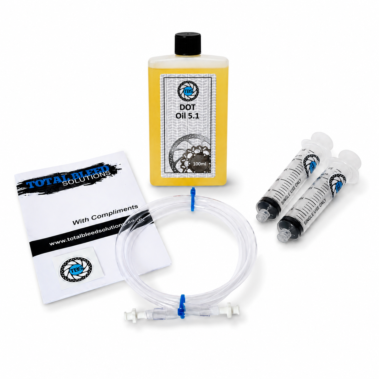 Kit de purge TBS pour freins et embrayages de motos, scooters et quads