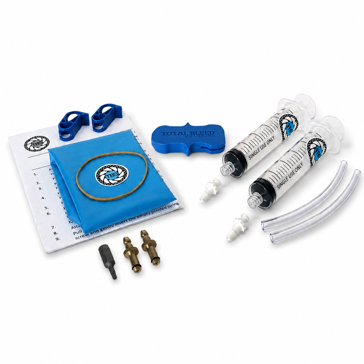 Kit de purge TBS pour quad avec liquide DOT 100 ml