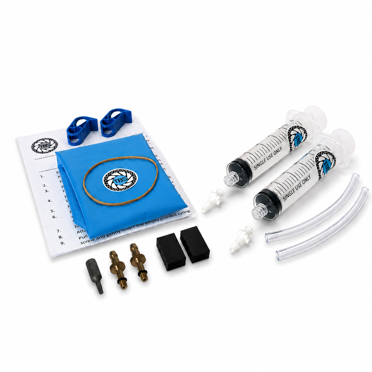 Kit de purge TBS pour SRAM DB8 avec liquide minéral 100 ml en option