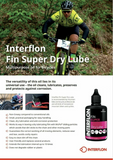 Interflon Fin Super Dry Lube 50ml Dropper Bottle (Chains, Gears and more!)