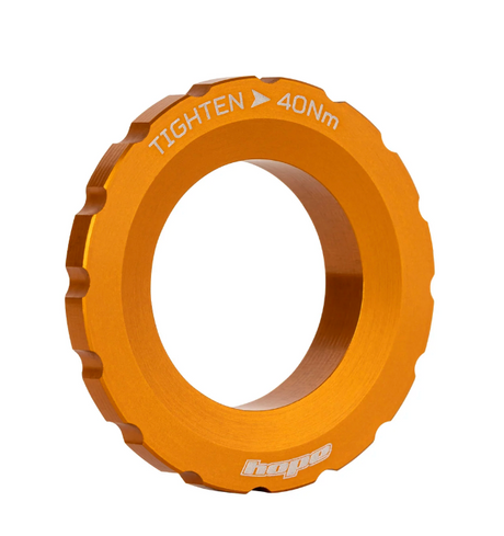 Bague de verrouillage du rotor du disque Hope Center Lock. Toutes les couleurs. EXTERNE.