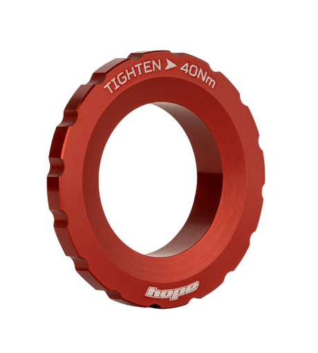Bague de verrouillage du rotor du disque Hope Center Lock. Toutes les couleurs. EXTERNE.