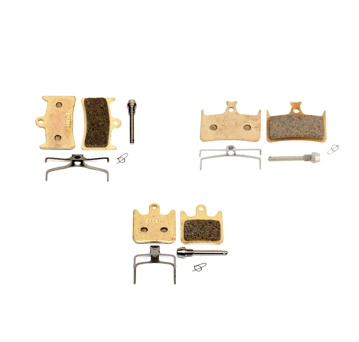 Hope Brake Pads. Sintered Compound Gold. E4, V4, V2, X2, SRAM SR4, RX4.