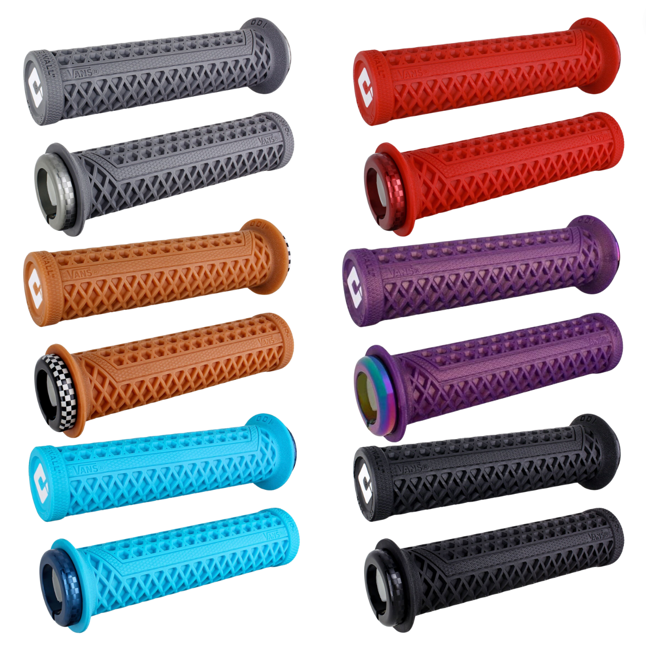 ODI Style Lock-On Bike Grips | Rubber Anti-Slip Grips For 22.2mm MTB Handlebars 8 thumbnail image