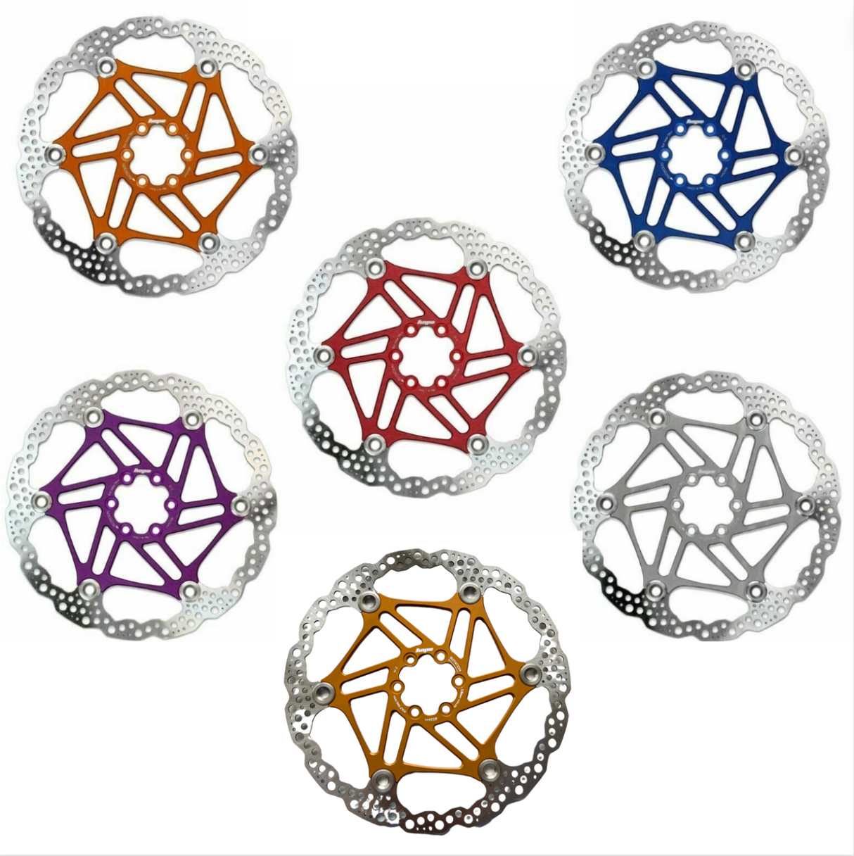 Hope Floating Disc Brake Rotor. 6 Bolt. 140mm 203mm 220mm. All Colours Total Bleed Solutions