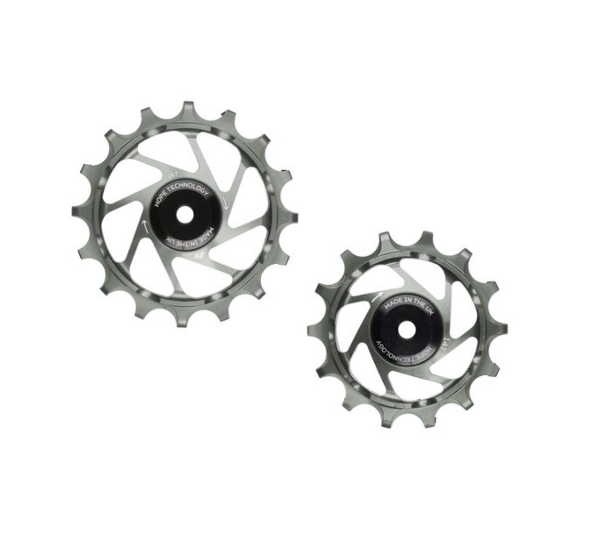 Hope 16T/14T For SRAM T-TYPE Jockey Wheels - Pair. T-TYPE