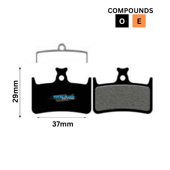 C4 Pad Clarks Race Series CRS-C4 Disc Brake Pads by TBS – Total Bleed Solutions