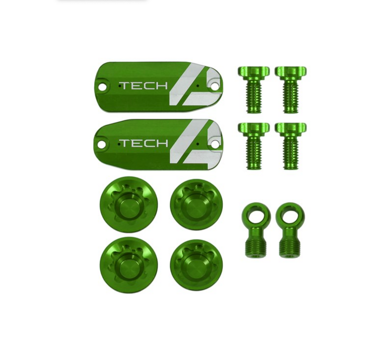 Hope Tech 4 V4 Brake Custom Kit Lids Bore Caps Banjo Adj Screws All Colours