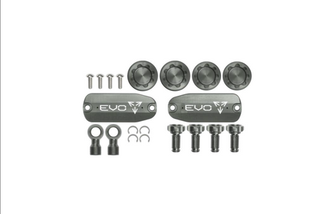 Hope EVO GR4 Brake Custom Kit - Lids Bore Caps Banjo Adj Screws All Colours.