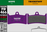 Galfer Brake Pads - Hope V4 -Trickstuff Massima FD466 G1652 - eBike Purple