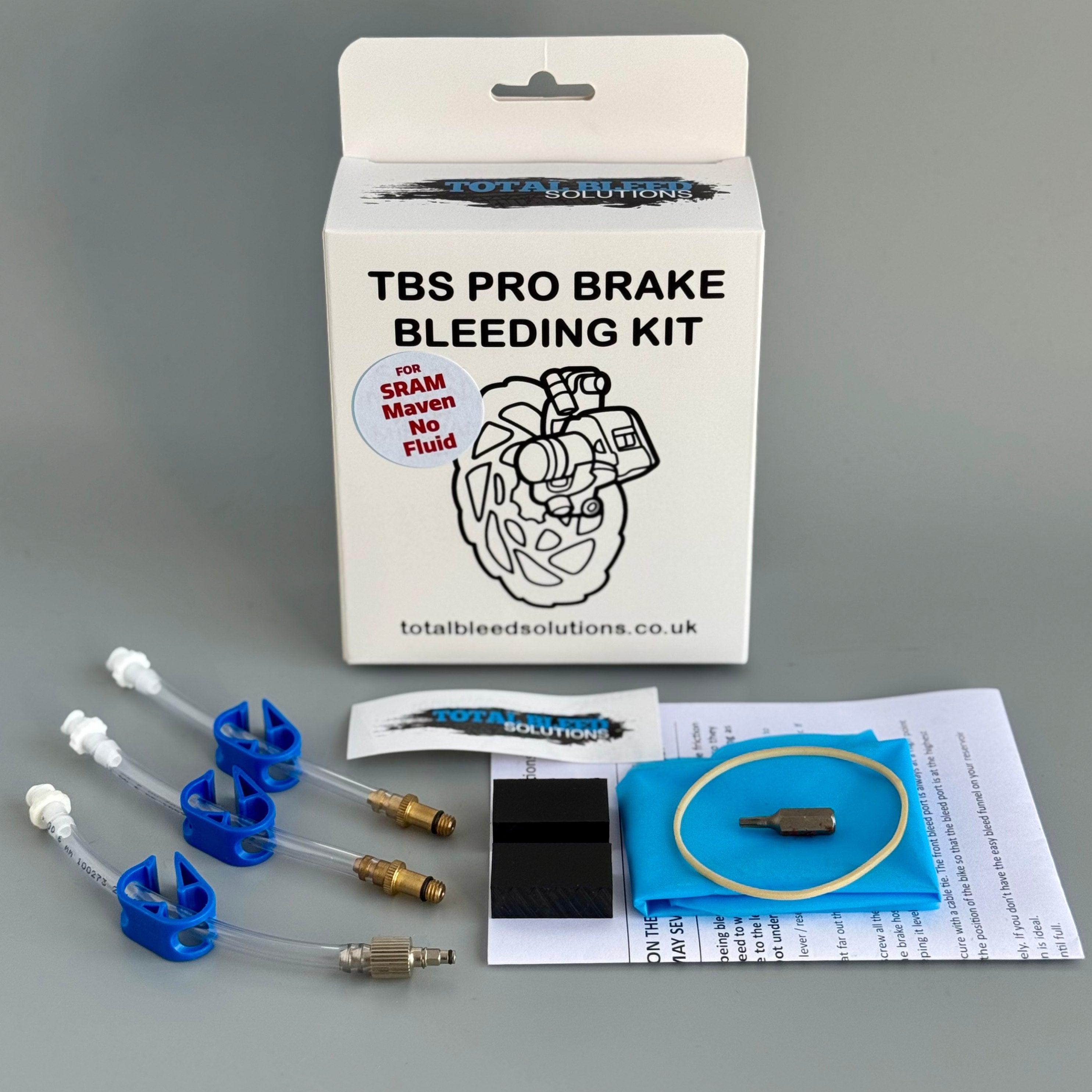 メンテナンス SRAM bleed kit TBS Bleed Kit for SRAM Maven With Optional 100ml Mineral Fluid