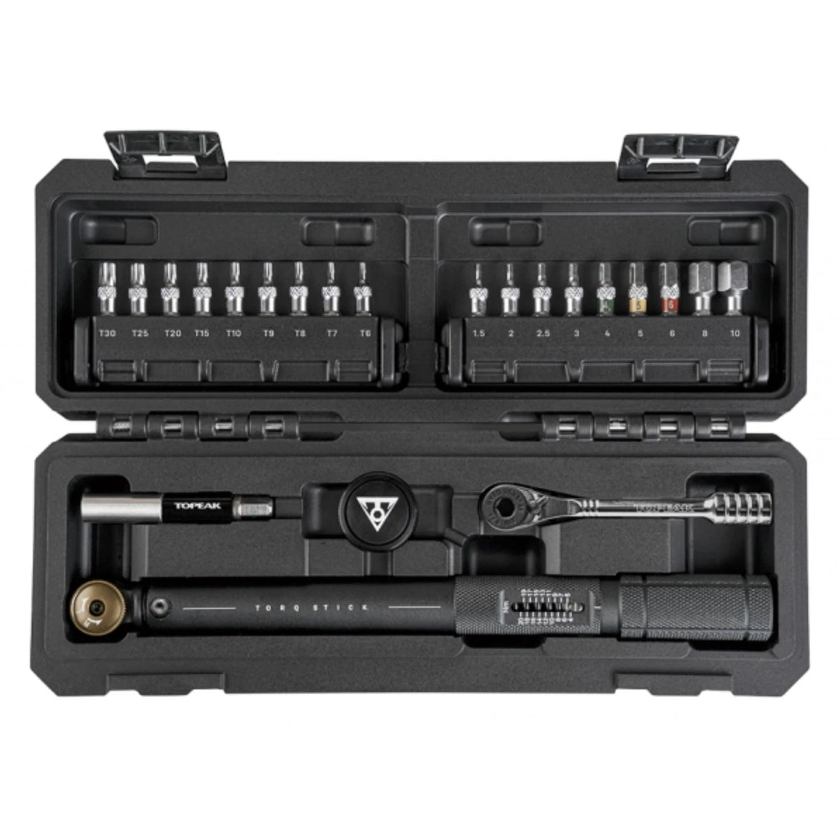 Topeak Torq Stick Pro 4-20Nm Torque Wrench Inc Allen / Torx Bits & Toolbox