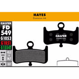 Galfer Disc brake Pads For Hayes Dominion A4 - FD549 G1053 - Performance Black