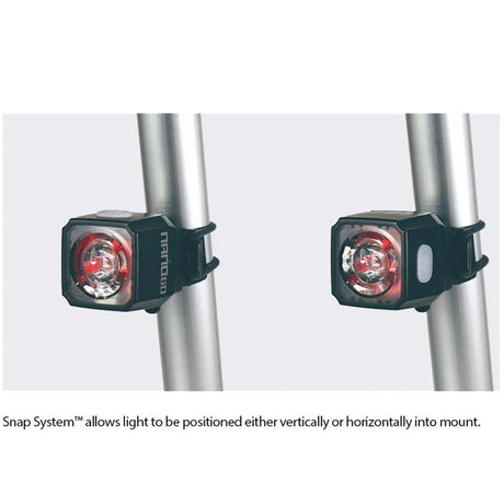 Cateye Nano-F / Nano 60 New Front & Rear Bike Light Set