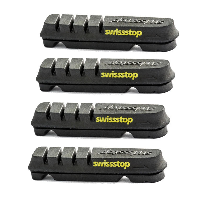 Swissstop Flash EVO - Black Prince - Carbon Rim Brake Pads - for Shimano / Sram