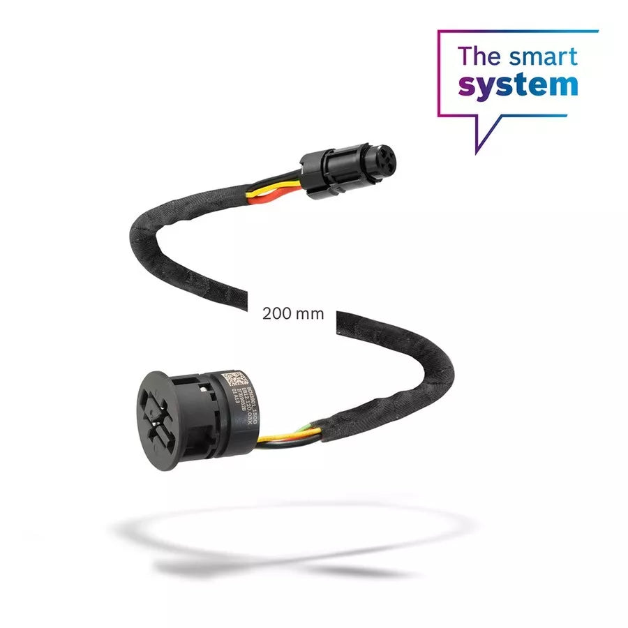 Bosch e-Bike Charging Cable 200mm Compatible With Smart System EB12120049