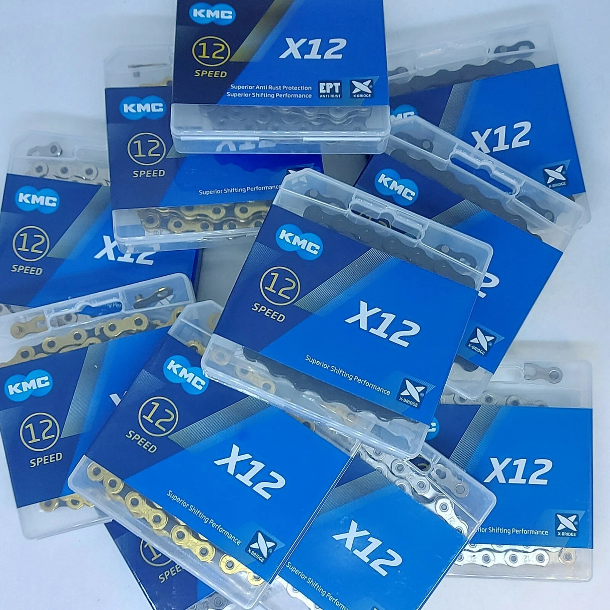 KMC X12 Chain - 126 Link - 12 Speed - MTB Road DH Enduro Mountain Bike