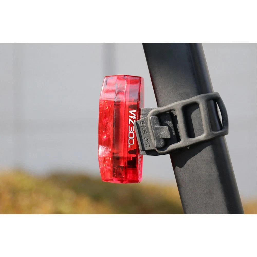 Cateye VIZ 300 Rear Cycle Bike Light (USB-C)