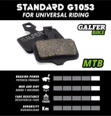 Galfer Disc Brake Pads for Shimano Zee Saint G1053 FD426 Black Performance
