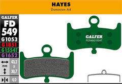 Galfer MTB Advanced Brake Pads Hayes Dominion A4 Pro FD549 G1554 Green