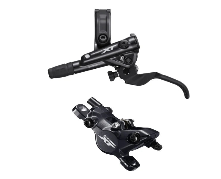 Shimano Deore XT BR-M8100/BL-M8100 Bled Brake Lever/Post Mount Caliper Rear