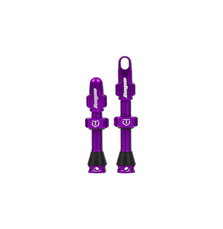 Hope Tubeless Valves: 40mm/ 60mm (Pair) - Various Colours E-BIKE