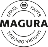 Étrier de frein Magura MT7 en gris mystique / jaune fluo avec connexion tournante. 2701236