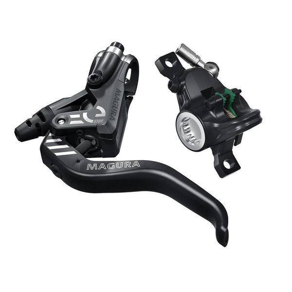 Magura MT4 eSTOP Disc Brake and Lever, 2-finger Aluminium Lever Blade, for Front or Rear, Left or Right, Post Mount, 2702000