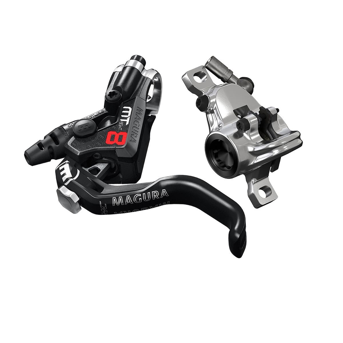 Magura MT8 Pro, 1-finger HC Lever Blade. Complete With Tubing
