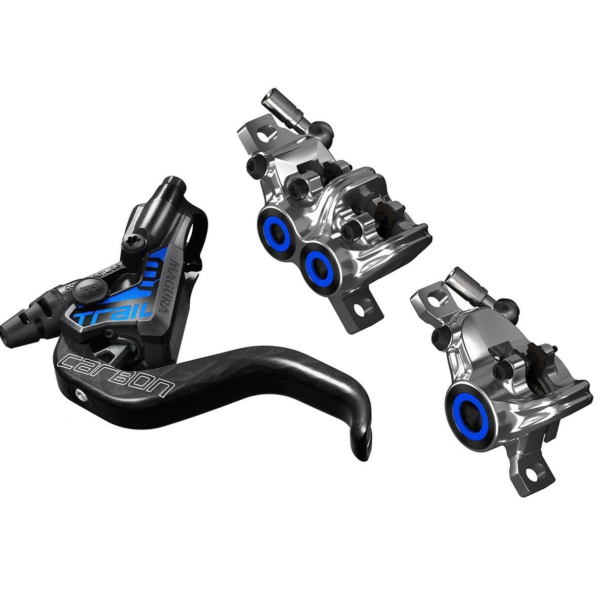 Magura MT Trail SL HC Disc Brake Set, 1-FINGER HC-CARBOLAY® LEVER BLADES,  Suitable For Mounting Left or 2701646