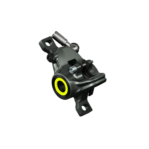 Magura Brake Caliper MT8 SL Post Mount In Mystic Grey With Rotatable Tube Connection. 2701726