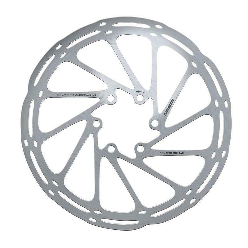 SRAM Bike Rotor Centerline Rounded Rotor Bolts Inc. 140 MM, 160 MM
