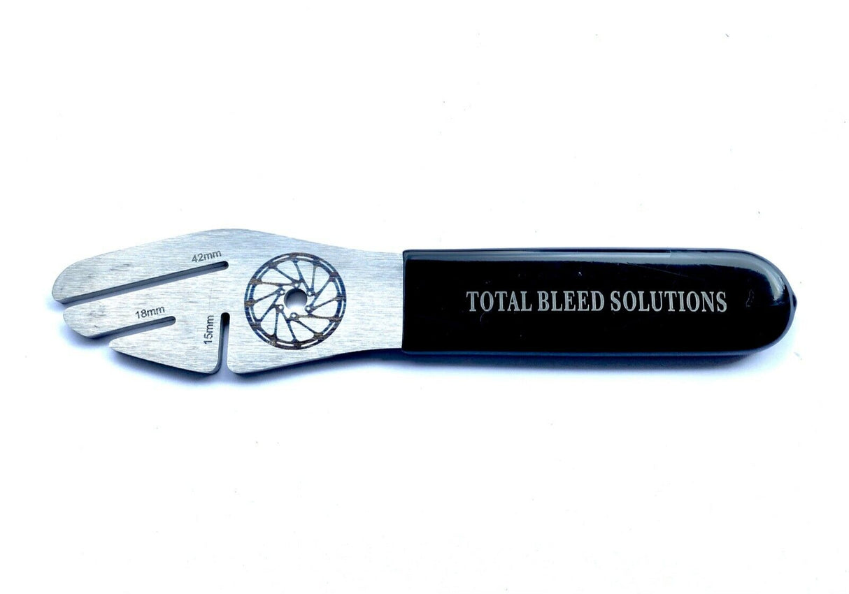 ^ TBS Brake Disc Rotor Alignment Truing Tool Fork. For SRAM Shimano, Magura etc