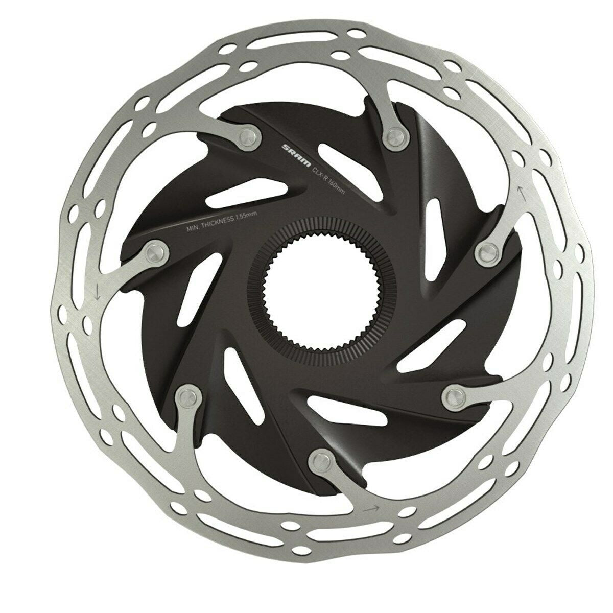 SRAM Centerline X Road 2 Piece Centerlock Rounded Disc Rotor 140mm 160mm