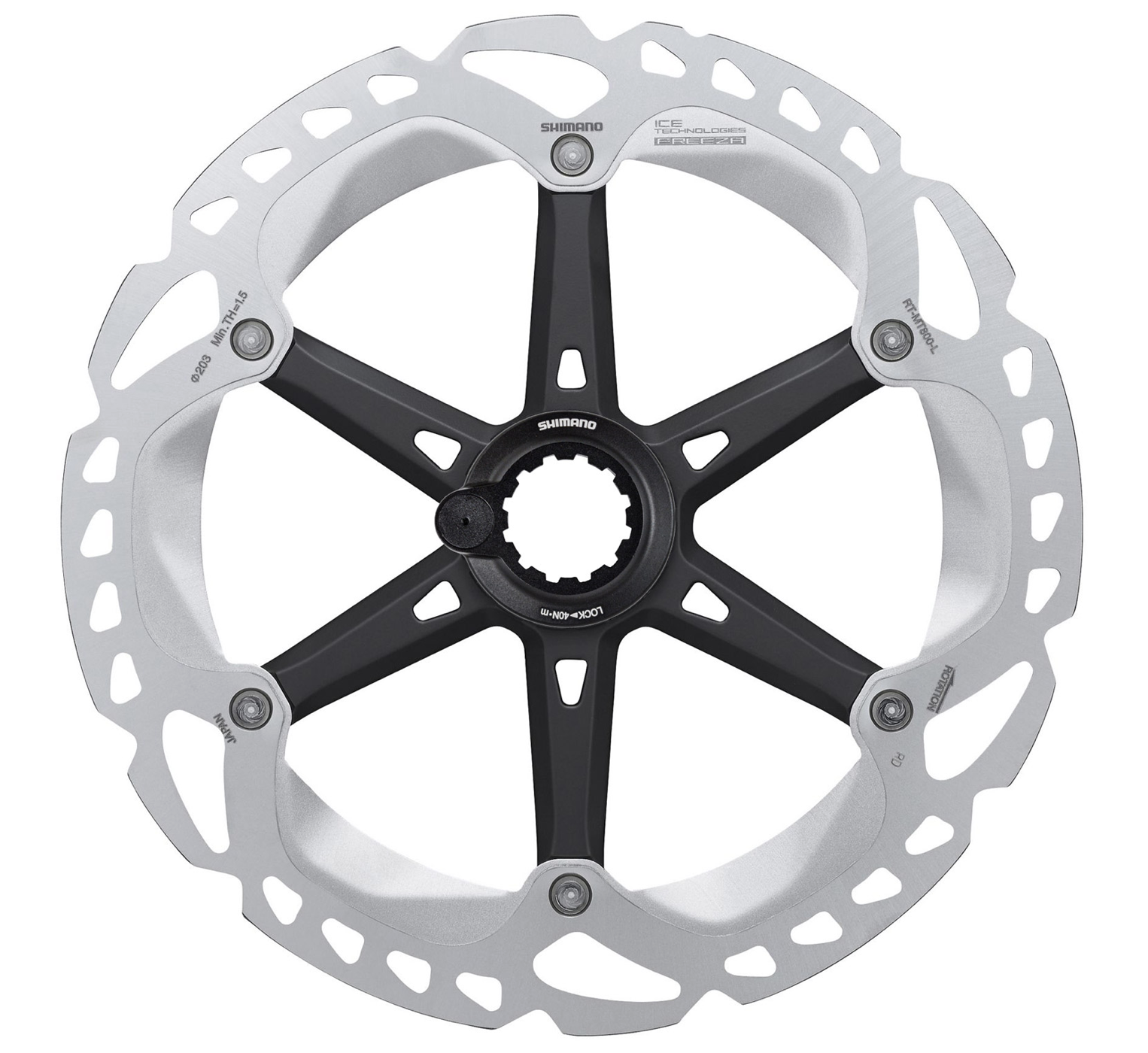 Shimano XT Disc Rotor RT-MT800 Centre-Lock Ice Tech FREEZA 160mm